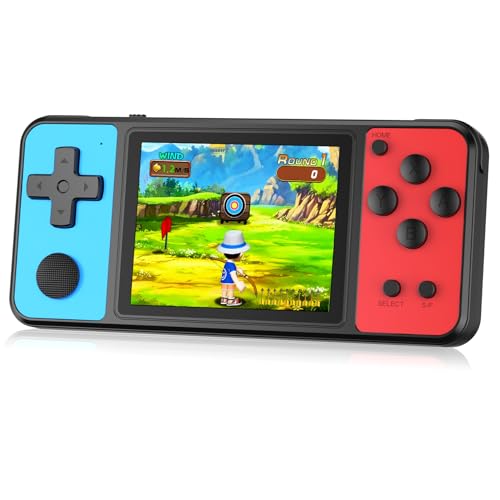 KAVOYI 32-Bit-Handheld-Spiele für Kinder, integrierte 139 Videospiele, 7,6 cm IPS-Bildschirm, wiederaufladbar, tragbar, Arcade-Gaming-Player, elektronisches Spielzeug für Jungen und Mädchen, von KAVOYI