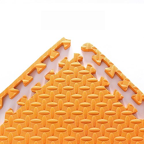 30 Stück Dicke, strukturierte, weiche Spielmatte, ineinandergreifende Eva-Puzzle-Schaumstoff-Bodenmatten, Schaumstoff-Übungsmatte mit Kanten und Ecken, Teppiche für alle Jahreszeiten (Größe: von KAYEF
