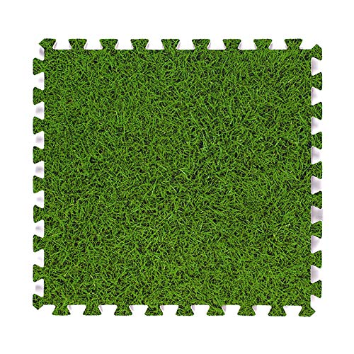 Große weiche Schaumstoff-Spielmatte, Eva-Schaum-Puzzlematte – Bodenschutz, für Garage, Training, Yoga, Spielzimmer – wunderschöne Heimdekoration, 60 x 60 x 1,2 cm von KAYEF