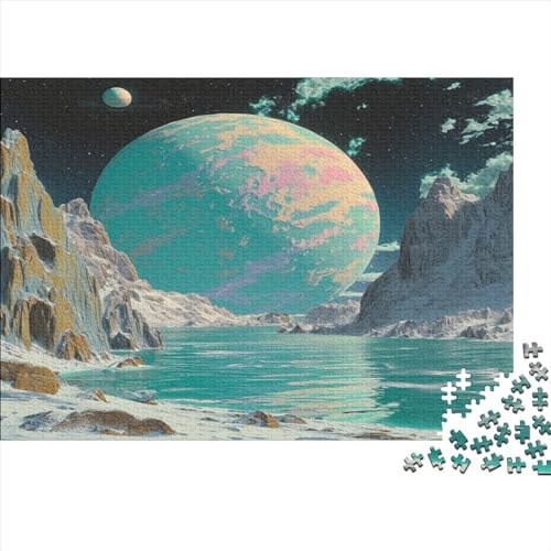 Blauer Planet Puzzle 1000 Teile Erwachsene Puzzles Für Erwachsene Klassische Puzzles 1000 Teile Erwachsene Puzzlespiel Schwer Pädagogisches Spielzeug Erwachsene Kinder Puzzel 1000pcs (75x50cm) von KAYZTGSDA