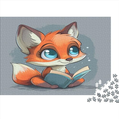 Cartoon Fuchs Puzzle 1000 Teile, Erwachsene, Klassische Puzzle, Impossible Puzzle,GesKükenlichkeitsspiel Für Die Ganze Familie Erwachsenenpuzzle Ab 14 Jahren Puzzel 1000pcs (75x50cm) von KAYZTGSDA