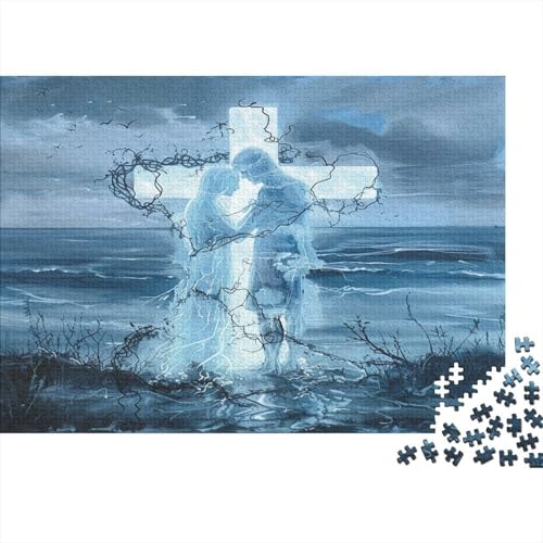 Cross 1000 Teile Puzzle für Erwachsene Puzzles 1000 Teile Puzzles für Erwachsene Puzzle schwierig und herausfordernd Premium & langlebig für Stressabbau 1000 Teile (75 x 50 cm) von KAYZTGSDA