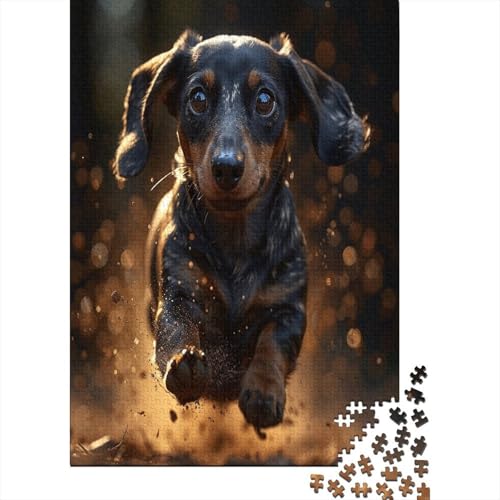 Hund 1000 Teile Puzzle, Puzzles Für Erwachsene, 1000 Teile Puzzlespiel Für Jugendliche & Erwachsene Puzzlespiel Puzzel 1000pcs (75x50cm) von KAYZTGSDA