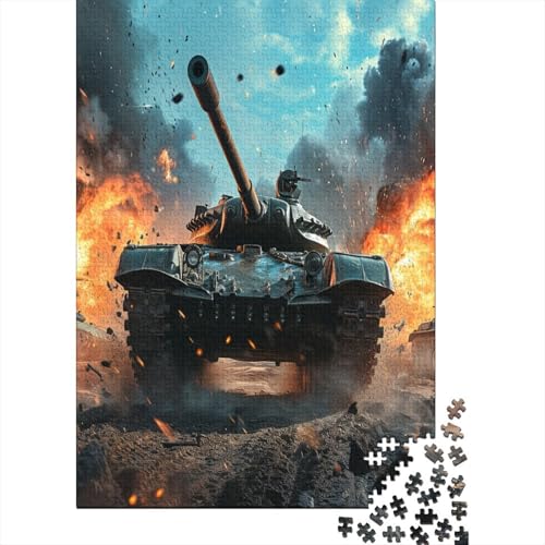 Tank 1000 Teile Puzzle, Puzzles Für Erwachsene, 1000 Teile Puzzlespiel Für Jugendliche & Erwachsene Puzzlespiel Puzzel 1000pcs (75x50cm) von KAYZTGSDA