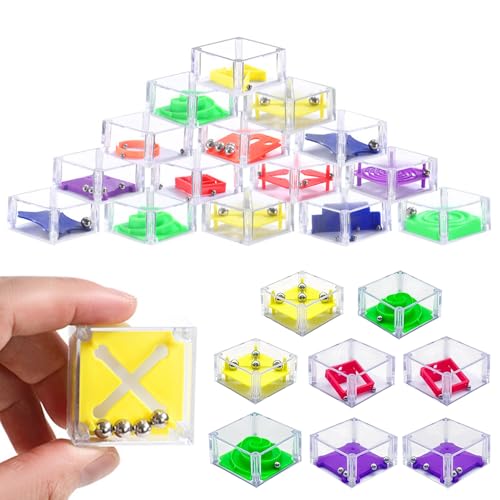 KBIBCK 24 Stück Geduldspiele für Kinder, Mini Denkspiel, Geduldsspiele Mini Denkspiel, Geschicklichkeitsspiel, 3D Geduldspiele Fuer Kinder, Knobelspiel für KinderErwachsene KBIBCK 24 Stück Geduldspiele für Kinder, Mini Denkspiel, Geduldsspiele Mini Denkspiel, Geschicklichkeitsspiel, 3D Geduldspiele Fuer Kinder, Knobelspiel für KinderErwachsene von KBIBCK