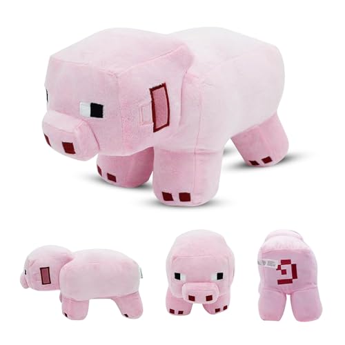 KBIBCK Kuscheltier Schwein, 28cm Rosa Schwein Kuscheltier Figuren Plush, Cartoon Schwein Plüsch Spielzeug, Kawaii Plüsch Kuscheltiere, für Fans Kinder und Spielbegeisterte von KBIBCK