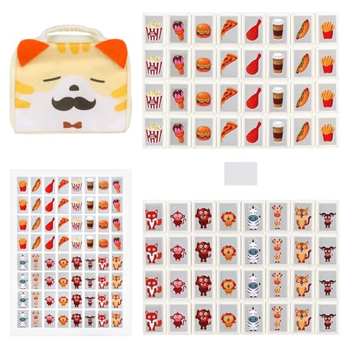 KBIBCK Mahjong Spiel Emojiss, Mahjong Spiel, 30mm Fliesen Mahjong Sets, 65-teiliges Mahjong-Spiel, Seaside Escape Spiel, Seaside Escape Brettspiele, Mahjong-Sets Für Mahjong-Spieler Und Sammler von KBIBCK