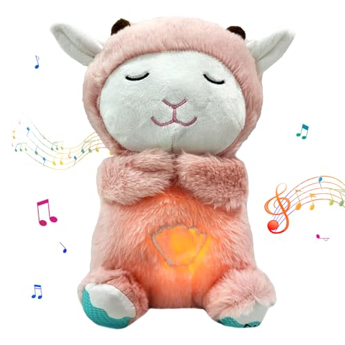 KBIBCK Schlummer Otter Kuscheltier mit Atembewegung und Musik, Schlummer Otter Bär Kuscheltier Baby, Schlummer Koala Kuscheltier, Beruhigender Koala Kinder Einschlafhilfe Baby, Schlummer Koala von KBIBCK