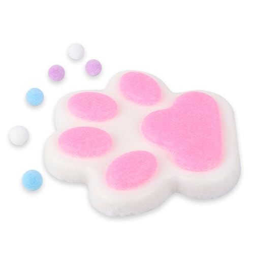 KBIBCK Squeeze Spielzeug, Cat Paw Anti Stress Ball, 5,4 Zoll Cat Paw Squishy Zappelspielzeug, Handgemachtes Taba Squishy Big Cat Paw Squeeze Toys, Cat Squishy Quetschspielzeug, für Kinder, Erwachsene von KBIBCK