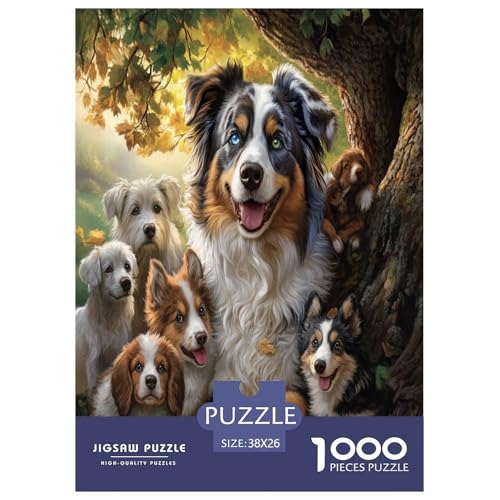 Australischer Schäfer Puzzle 1000 Teile Schwer Puzzle Spielzeug Lernspiel Impossible Herausforderungsspielzeug Für Erwachsene Und Kinder Ab 12 Jahren 38x26cm/1000pcs Australischer Schäfer Puzzle 1000 Teile Schwer Puzzle Spielzeug Lernspiel Impossible Herausforderungsspielzeug Für Erwachsene Und Kinder Ab 12 Jahren 38x26cm/1000pcs von KBLDYAFB