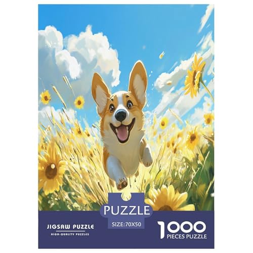 Corgi Puzzle 1000-teilige Schwer Puzzle Spielzeug Pädagogisches Spiel Impossible Herausforderungsspielzeug Für Erwachsene Kinder 70x50cm/1000pcs Corgi Puzzle 1000-teilige Schwer Puzzle Spielzeug Pädagogisches Spiel Impossible Herausforderungsspielzeug Für Erwachsene Kinder 70x50cm/1000pcs von KBLDYAFB