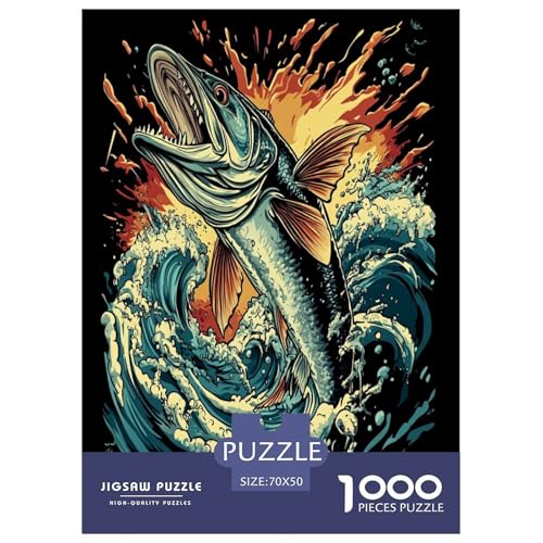 Forelle Puzzle 1000 Teile Schwer Puzzle Spielzeug Lernspiel Impossible Herausforderungsspielzeug Für Erwachsene Und Kinder Ab 14 Jahren 70x50cm/1000pcs Forelle Puzzle 1000 Teile Schwer Puzzle Spielzeug Lernspiel Impossible Herausforderungsspielzeug Für Erwachsene Und Kinder Ab 14 Jahren 70x50cm/1000pcs von KBLDYAFB