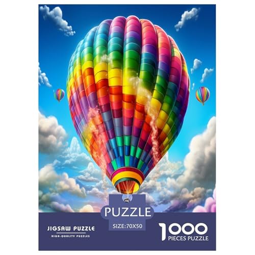 Heißluftballon Puzzles 1000 Teile Schwer Puzzle Spielzeug Pädagogisches Spiel Impossible Herausforderung Spielzeug Für Erwachsene Kinder 70x50cm/1000pcs Heißluftballon Puzzles 1000 Teile Schwer Puzzle Spielzeug Pädagogisches Spiel Impossible Herausforderung Spielzeug Für Erwachsene Kinder 70x50cm/1000pcs von KBLDYAFB