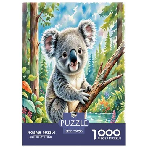 Koala Puzzle 1000 Teile Schwer Puzzle Spielzeug Pädagogisches Spiel Impossible Herausforderungsspielzeug Für Erwachsene Und Kinder in Bewährter 70x50cm/1000pcs Koala Puzzle 1000 Teile Schwer Puzzle Spielzeug Pädagogisches Spiel Impossible Herausforderungsspielzeug Für Erwachsene Und Kinder in Bewährter 70x50cm/1000pcs von KBLDYAFB