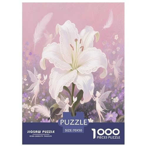Lilie Puzzle 1000 Teile Schwer Puzzle Spielzeug Pädagogisches Spiel Impossible Herausforderung Spielzeug Für Erwachsene Und Kinder Ab 12 Jahren 70x50cm/1000pcs Lilie Puzzle 1000 Teile Schwer Puzzle Spielzeug Pädagogisches Spiel Impossible Herausforderung Spielzeug Für Erwachsene Und Kinder Ab 12 Jahren 70x50cm/1000pcs von KBLDYAFB