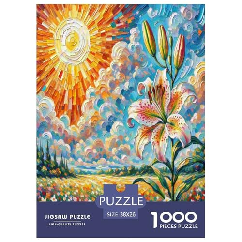 Lilie Puzzle 1000 Teile Schwer Puzzle Spielzeug Pädagogisches Spiel Impossible Herausforderungsspielzeug Für Erwachsene Und Kinder in Bewährter 38x26cm/1000pcs Lilie Puzzle 1000 Teile Schwer Puzzle Spielzeug Pädagogisches Spiel Impossible Herausforderungsspielzeug Für Erwachsene Und Kinder in Bewährter 38x26cm/1000pcs von KBLDYAFB