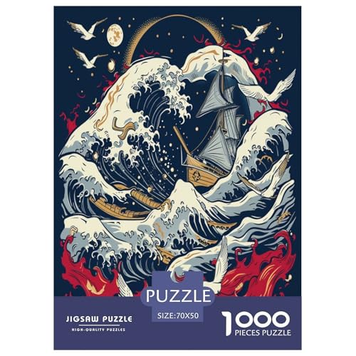 Ozeanwelle Puzzle 1000-teilige Schwer Puzzle Spielzeug Pädagogisches Spiel Impossible Herausforderung Spielzeug Für Erwachsene Kinder 70x50cm/1000pcs Ozeanwelle Puzzle 1000-teilige Schwer Puzzle Spielzeug Pädagogisches Spiel Impossible Herausforderung Spielzeug Für Erwachsene Kinder 70x50cm/1000pcs von KBLDYAFB