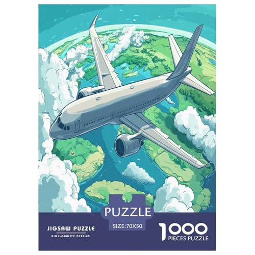 Passagierflugzeuge Puzzle 1000 Teile Schwer Puzzle Spielzeug Pädagogisches Spiel Impossible Herausforderungsspielzeug Für Erwachsene Und Kinder in Bewährter 70x50cm/1000pcs Passagierflugzeuge Puzzle 1000 Teile Schwer Puzzle Spielzeug Pädagogisches Spiel Impossible Herausforderungsspielzeug Für Erwachsene Und Kinder in Bewährter 70x50cm/1000pcs von KBLDYAFB