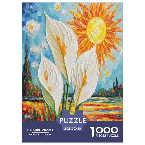 Peace Lilie Puzzles 1000 Teile Schwer Puzzle Spielzeug Pädagogisches Spiel Impossible Herausforderungsspielzeug Für Erwachsene Kinder 70x50cm/1000pcs Peace Lilie Puzzles 1000 Teile Schwer Puzzle Spielzeug Pädagogisches Spiel Impossible Herausforderungsspielzeug Für Erwachsene Kinder 70x50cm/1000pcs von KBLDYAFB