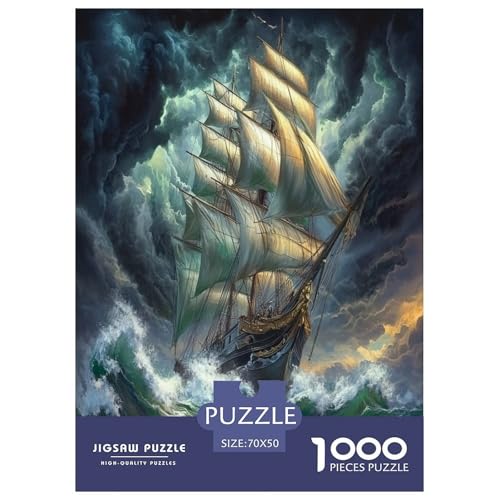 Segelboot Puzzles 1000 Teile Schwer Puzzle Spielzeug Lernspiel Impossible Herausforderung Spielzeug Für Erwachsene Und Kinder Ab 12 Jahren 70x50cm/1000pcs Segelboot Puzzles 1000 Teile Schwer Puzzle Spielzeug Lernspiel Impossible Herausforderung Spielzeug Für Erwachsene Und Kinder Ab 12 Jahren 70x50cm/1000pcs von KBLDYAFB