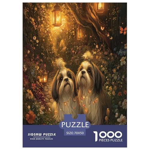 Shih Tzu Puzzles 1000 Teile Schwer Puzzle Spielzeug Pädagogisches Spiel Impossible Herausforderungsspielzeug Für Erwachsene Und Kinder Ab 12 Jahren 70x50cm/1000pcs Shih Tzu Puzzles 1000 Teile Schwer Puzzle Spielzeug Pädagogisches Spiel Impossible Herausforderungsspielzeug Für Erwachsene Und Kinder Ab 12 Jahren 70x50cm/1000pcs von KBLDYAFB