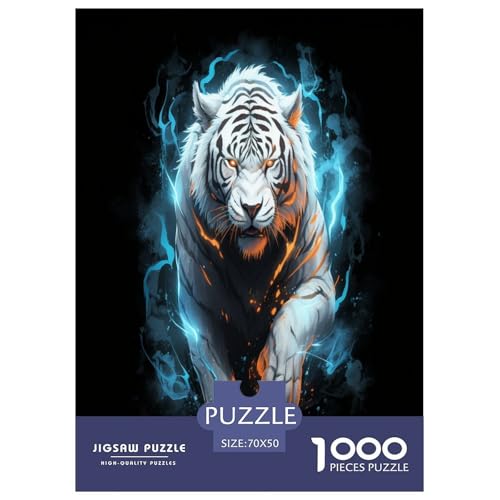 Tiger Puzzles 1000 Teile Schwer Puzzle Spielzeug Pädagogisches Spiel Impossible Herausforderungsspielzeug Für Erwachsene Und Kinder Ab 12 Jahren 70x50cm/1000pcs Tiger Puzzles 1000 Teile Schwer Puzzle Spielzeug Pädagogisches Spiel Impossible Herausforderungsspielzeug Für Erwachsene Und Kinder Ab 12 Jahren 70x50cm/1000pcs von KBLDYAFB