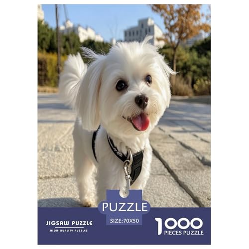West Highland Weißer Terrier Puzzles 1000 Teile Schwer Puzzle Spielzeug Lernspiel Impossible Herausforderungsspielzeug Für Erwachsene Kinder 70x50cm/1000pcs West Highland Weißer Terrier Puzzles 1000 Teile Schwer Puzzle Spielzeug Lernspiel Impossible Herausforderungsspielzeug Für Erwachsene Kinder 70x50cm/1000pcs von KBLDYAFB