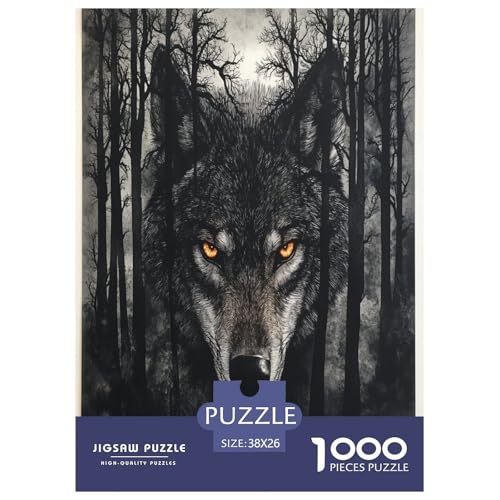 Wolf Puzzles 1000 Teile Schwer Puzzle Spielzeug Lernspiel Impossible Herausforderung Spielzeug Für Erwachsene Und Kinder Ab 12 Jahren 38x26cm/1000pcs Wolf Puzzles 1000 Teile Schwer Puzzle Spielzeug Lernspiel Impossible Herausforderung Spielzeug Für Erwachsene Und Kinder Ab 12 Jahren 38x26cm/1000pcs von KBLDYAFB