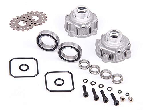 Alloy Diff Gear Shell Set passend für 1/5 Scale HPI KM Baja 5b 5t Ersatzteile von KBREE