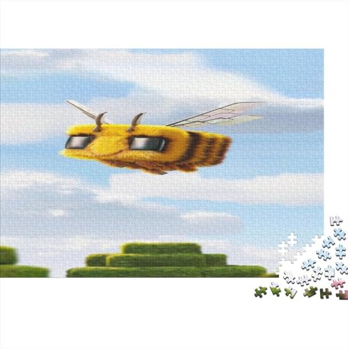 “3DMinecraft Gedrucktes Puzzle Für Kinder – 500 Teile, Abenteuer Im Pixelstil Mit Helden-Action, Kreatives Geschenk”300pcs (40x28cm) von KBYSDOEGD