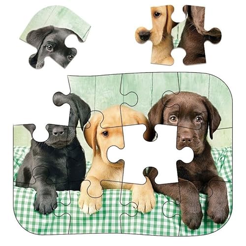 3D-Puzzle aus Holz: – Personalisiertes Puzzle, kein Kleber erforderlich, wiederverwendbares Puzzle(12B 1 mesh Bag) von KCHYCV