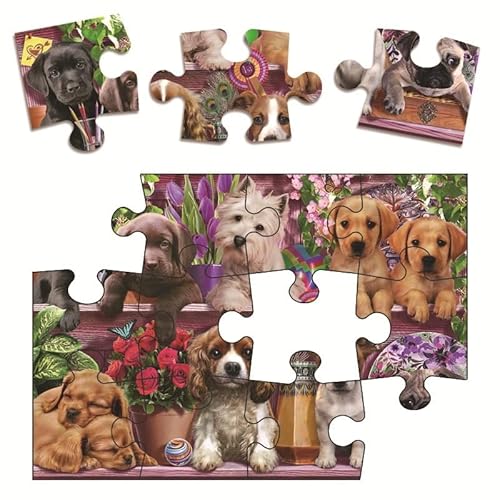 3D-Puzzle aus Holz: – Personalisiertes Puzzle, kein Kleber erforderlich, wiederverwendbares Puzzle(12C 18 Wooden Box) von KCHYCV