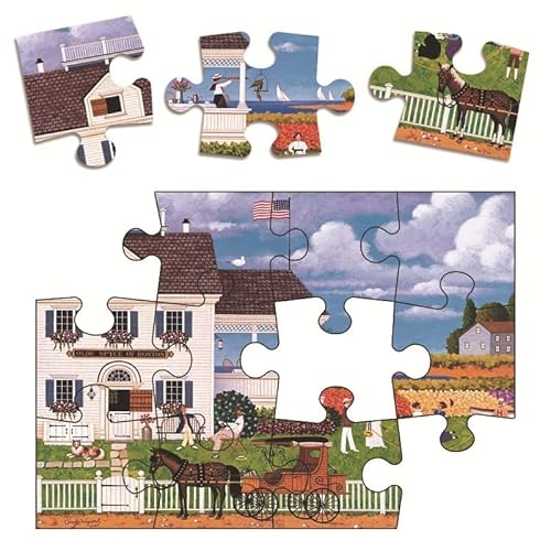 3D-Puzzle aus Holz: – Personalisiertes Puzzle, kein Kleber erforderlich, wiederverwendbares Puzzle(12C 24 mesh Bag) von KCHYCV