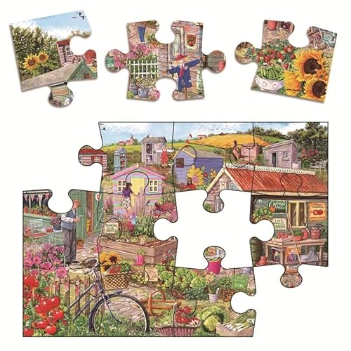 3D-Puzzle aus Holz: – Personalisiertes Puzzle, kein Kleber erforderlich, wiederverwendbares Puzzle(12C 25 mesh Bag) von KCHYCV