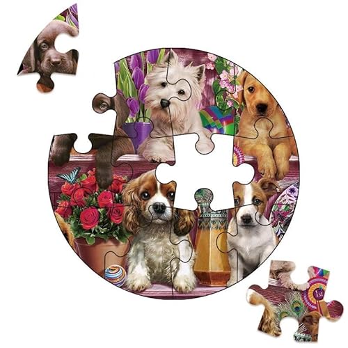 3D-Puzzle aus Holz: – Personalisiertes Puzzle, kein Kleber erforderlich, wiederverwendbares Puzzle(12Y 14 mesh Bag) von KCHYCV