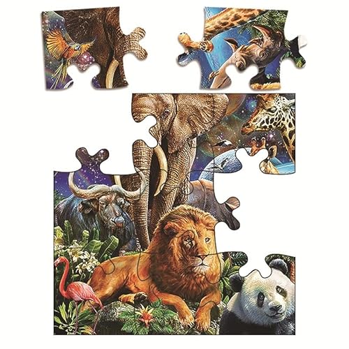 3D-Puzzle aus Holz: – Personalisiertes Puzzle, kein Kleber erforderlich, wiederverwendbares Puzzle(9Z 27 mesh Bag) von KCHYCV