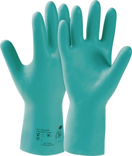 KCL 730-9 Camatril® Nitril Arbeitshandschuh Größe (Handschuhe): 9, L EN 388, EN 511 1 Paar von KCL