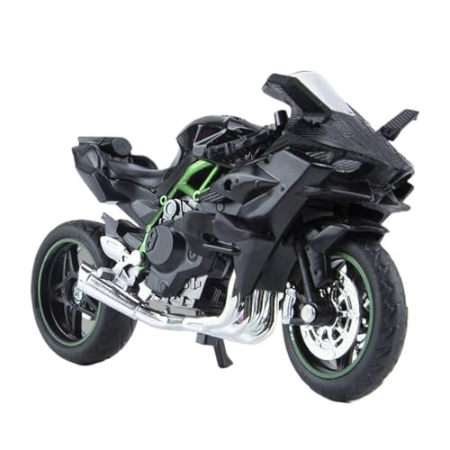 KCYSLY Für K&awasaki Für Ninja H2R Legierung Motorrad Modell Druckguss Metall 1:18(Size:with Box) von KCYSLY