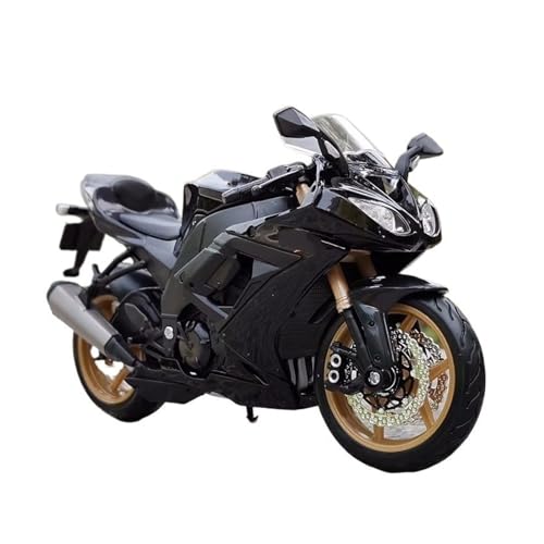 KCYSLY Für K&awasaki Für Ninja ZX-10R Legierung Motorrad Modell Druckguss Metall Motorrad Modell 1:12(Size:Black with Box) von KCYSLY