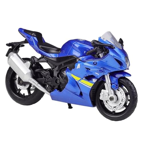 KCYSLY Für S&uzuki Für GSX-R1000 Suspension Diecast Motorrad Modell Fahrzeug Motorrad 1:18(Size:Blue with Box) von KCYSLY