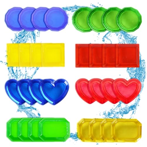 KDAMGOQE Sinkendem Dive -Edelsteinpool -Pool -Pool -Spielzeug sinkend Swimmingspielzeug Buntes Sommer -Schwimmbadspielzeug Unterwasserspielzeug für Kindergeschenk 32pcs von KDAMGOQE