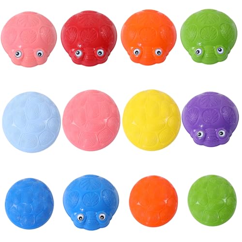 Sensorische Sprungsteine ​​6pcs/Set Stepping Stones Kinder bunte Balance -Stießersteine ​​220 lbs Lading Froschstil Sensorische Sprungsteine ​​spielen Geräte für Kinder zufälliger Farbstil 1 1 von KDAMGOQE