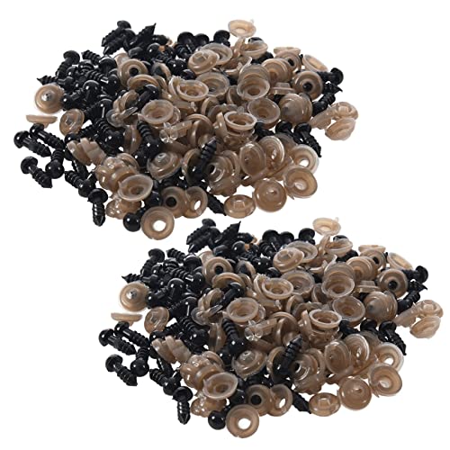 KEALLANS 200 Stück Sicherheits-Augenscheiben aus Kunststoff, 6 mm, für das von Puppen, Puppen KEALLANS 200 Stück Sicherheits-Augenscheiben aus Kunststoff, 6 mm, für das von Puppen, Puppen von KEALLANS