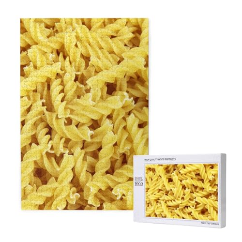 Spaghetti, Puzzle 1000 Teile, Holzpuzzle, Spielzeug, Familienspiel, Wanddekoration für Erwachsene und Teenager von KEDDJI