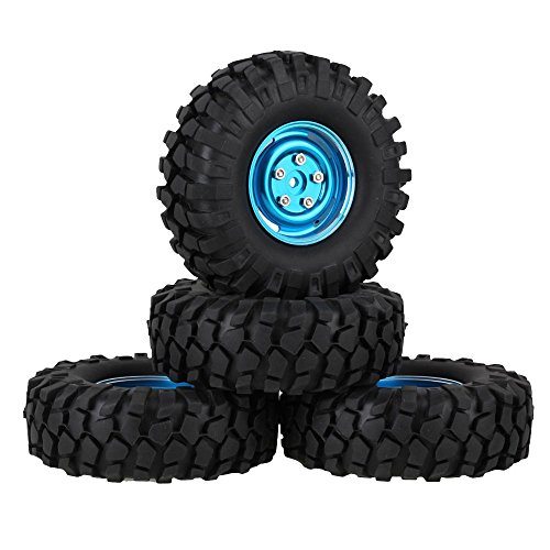 KEEDA 108mm 1,9 Zoll Aluminiumlegierung Räder und Reifen für 1/10 RC Rock Crawler Car Axial SCX10 TRX4 RC4WD D90 TF2 KEEDA 108mm 1,9 Zoll Aluminiumlegierung Räder und Reifen für 1/10 RC Rock Crawler Car Axial SCX10 TRX4 RC4WD D90 TF2 von KEEDA