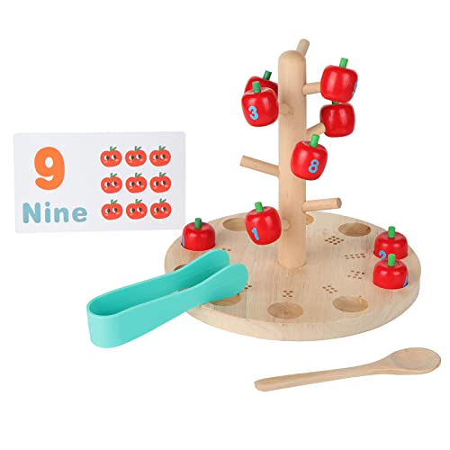 Baum Zählen Mathe Spielzeug Kinder Holz Zählen Spielzeug Pädagogische Matching Number Montessori Spielzeug von KENANLAN