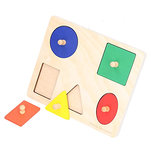 Holzformpuzzles für Kleinkinder, Frühpädagogisches Formlernpuzzle, Geometrisches Formpuzzle von KENANLAN