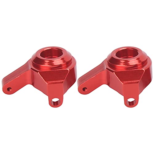 KENANLAN 2 Stücke RC Aluminium Lenkung Cup Knuckles für Axial SCX24 90081 1/24 RC Auto Upgrade Teile (Rot) von KENANLAN