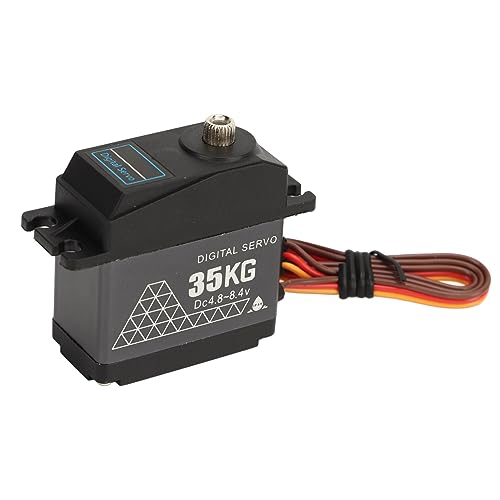 KENANLAN 35 Kg RC Servo mit Hohem Drehmoment, Wasserdichtes Digitales Metallservo für 1/8 1/10 1/12 Ferngesteuerte Autoroboter von KENANLAN