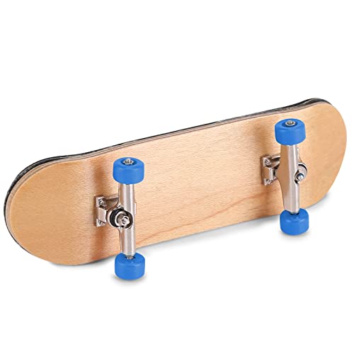 KENANLAN Fingerbretter, 1 Stück Ahorn Holzlegierung, Fingerbrett, Finger Skateboards mit Box, Reduziert Druck, Kindergeschenke (Dunkelblau) von KENANLAN